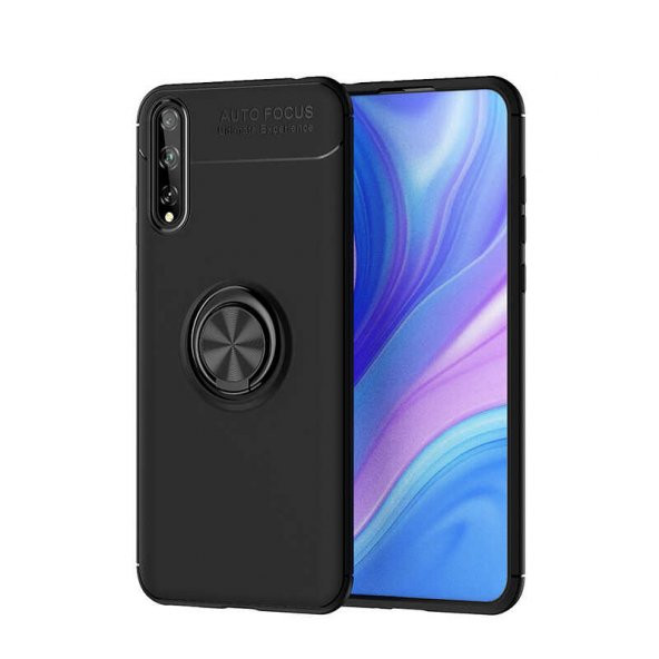 Huawei P Smart S (Y8P) Kılıf Yüzüklü Kamera Korumalı Range Silikon Kılıf ürün görseli 1