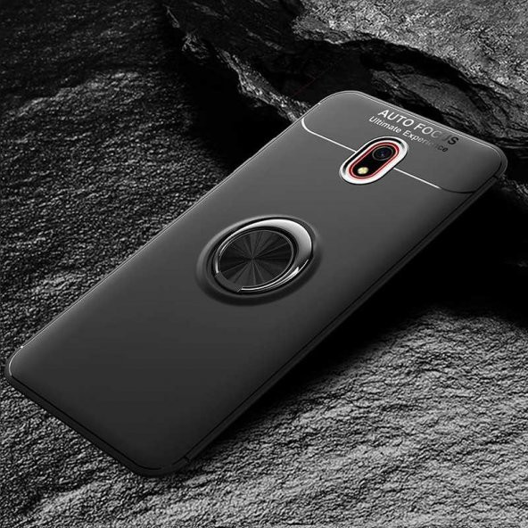 Xiaomi Redmi 8A Kılıf Yüzüklü Kamera Korumalı Range Silikon Kılıf ürün görseli 1