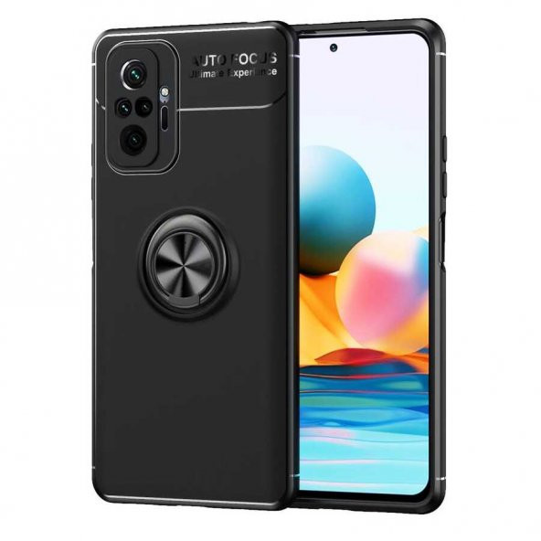 Xiaomi Redmi Note 10 Pro Kılıf Yüzüklü Kamera Korumalı Range Silikon Kılıf ürün görseli 1
