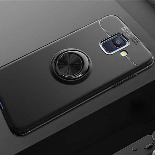 Samsung Galaxy A6 2018 Kılıf Yüzüklü Kamera Korumalı Range Silikon Kılıf ürün görseli 1