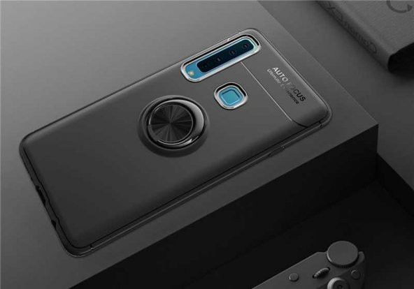Samsung Galaxy A9 2018 Kılıf Yüzüklü Kamera Korumalı Range Silikon Kılıf ürün görseli 1