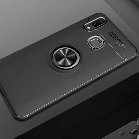Samsung Galaxy M20 Kılıf Yüzüklü Kamera Korumalı Range Silikon Kılıf ürün görseli 1