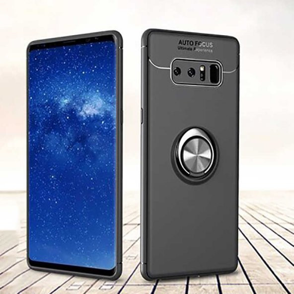 Samsung Galaxy Note 8 Kılıf Yüzüklü Kamera Korumalı Range Silikon Kılıf ürün görseli 1