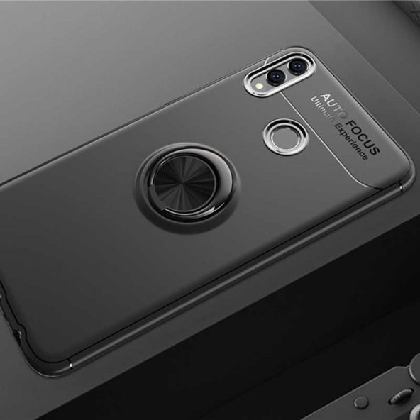 Huawei Honor 8C Kılıf Yüzüklü Kamera Korumalı Range Silikon Kılıf ürün görseli 1