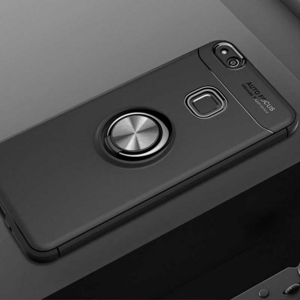 Huawei P10 Lite Kılıf Yüzüklü Kamera Korumalı Range Silikon Kılıf ürün görseli 1