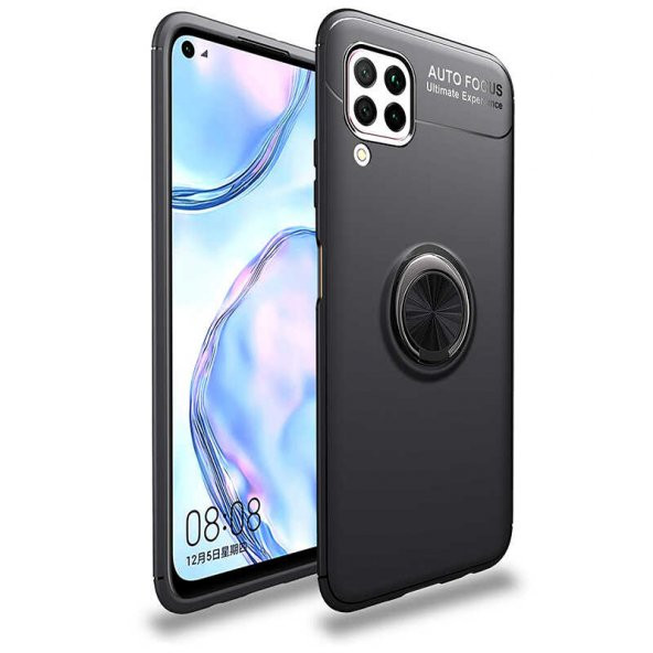 Huawei P40 Lite Kılıf Yüzüklü Kamera Korumalı Range Silikon Kılıf ürün görseli 1