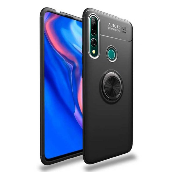 Huawei Y9 Prime 2019 Kılıf Yüzüklü Kamera Korumalı Range Silikon Kılıf ürün görseli 1