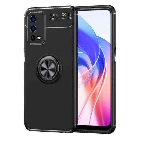 Oppo A55 4G Kılıf Yüzüklü Kamera Korumalı Range Silikon Kılıf ürün görseli 1