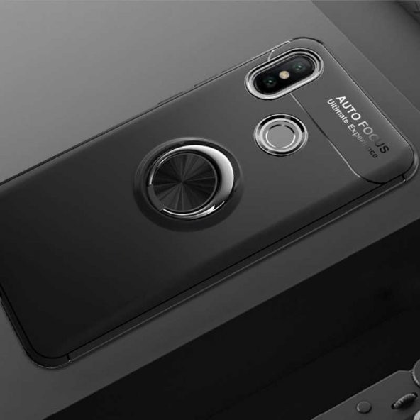 Xiaomi Mi 8 Kılıf Yüzüklü Kamera Korumalı Range Silikon Kılıf ürün görseli 1