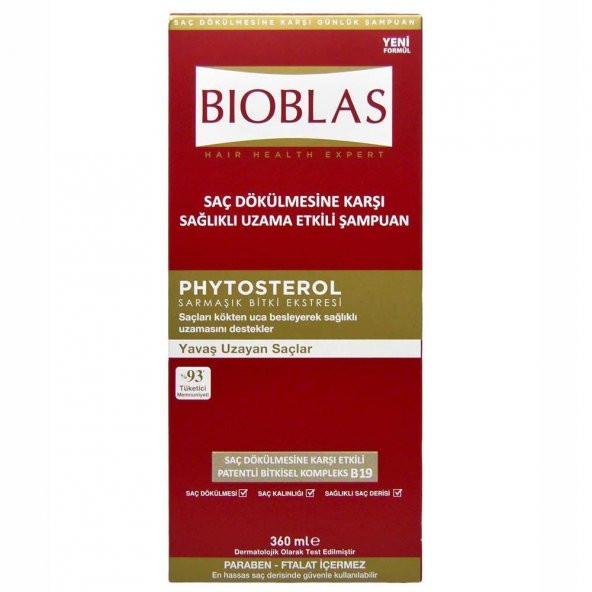 Bioblas Saç Dökülmesine Karşı Sarmaşık Bitki Özü Şampuan 360 ml ürün görseli 1