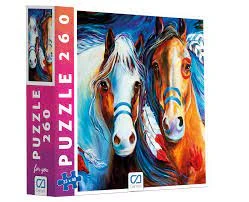 Puzzle 260 Parça 33*48cm Atlar ürün görseli 1