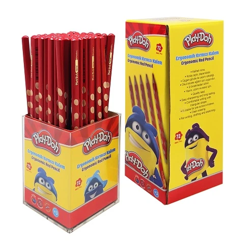 Play-Doh Oluklu Kırmızı Kalem ürün görseli 1