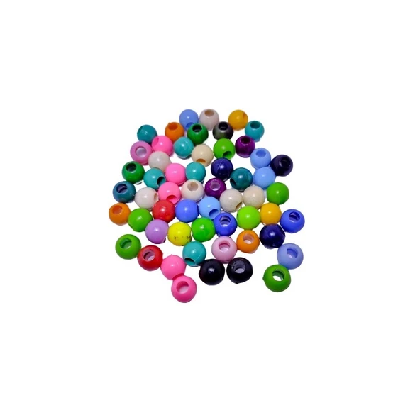 Boncuk Plastik 10mm 500gr ürün görseli 1