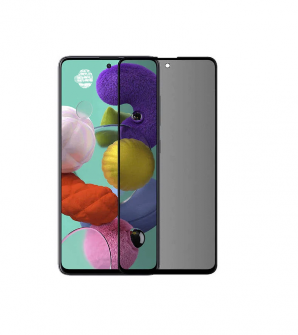 Xiaomi Red Mi 7A Black Tam Kaplayan Hayalet Prıvacy Kırılmaz Cam ürün görseli 1