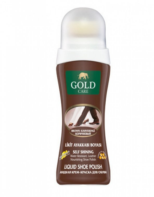 GOLD CARE Likit Ayakkabı Boyası Kahverengi 75 ml 8697704019777 ürün görseli 1