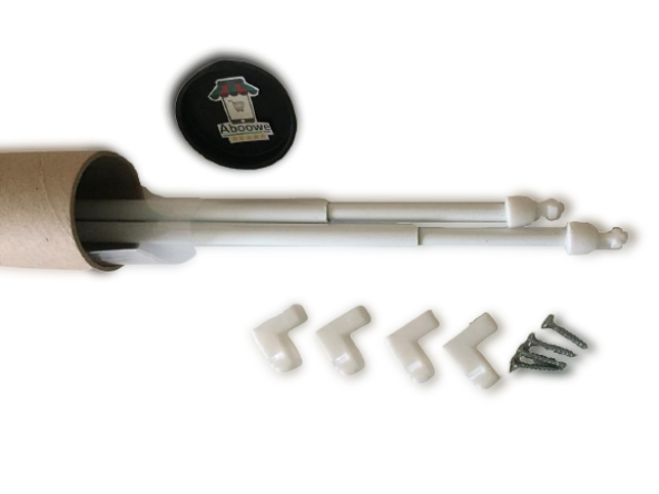 Alüminyum Briz Perde Çubuğu 40 - 60 cm 2 Adet Kapı Pencere Briz Çubuğu ürün görseli 1