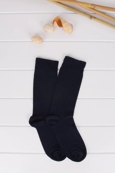 ERKEK BAMBU LACİVERT 5'Lİ ÇORAP ürün görseli 1