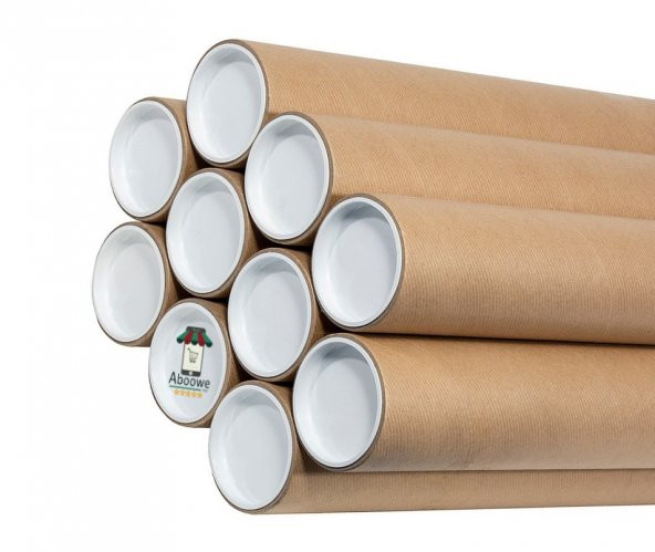 Postüp Silindir Kutu 5 cm X 50 cm Poster Afiş Harita Gönderi Tüpü ürün görseli 1