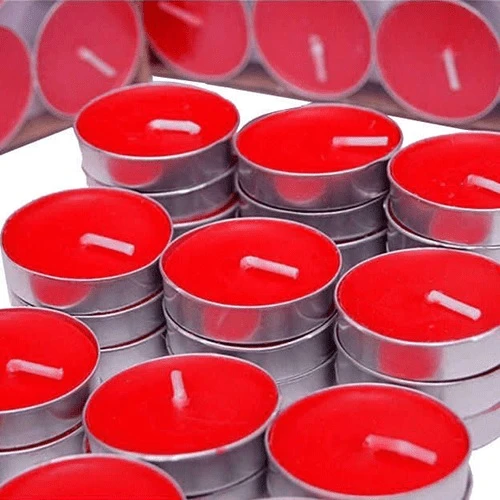 Tealight Mum Kırmızı 50li ürün görseli 1