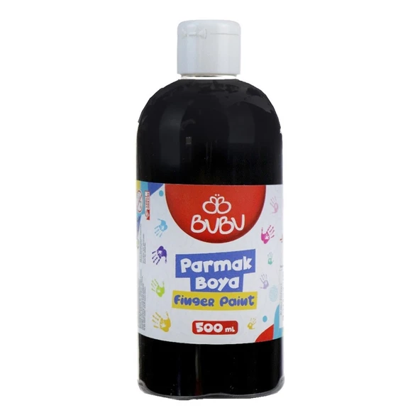 BU-BU PARMAK BOYA 500 GR. SİYAH ürün görseli 1