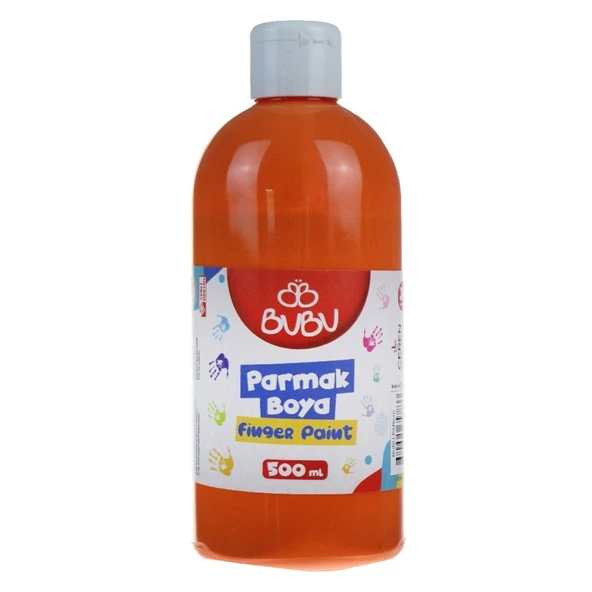 BU-BU PARMAK BOYA 500 GR. TURUNCU ürün görseli 1