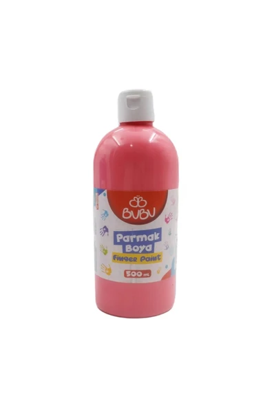 BU-BU PARMAK BOYA 500 GR. PEMBE ürün görseli 1