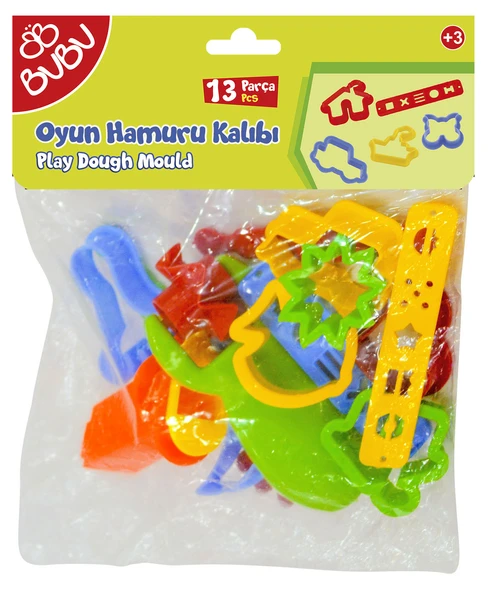 BU-BU OYUN HAMURU KALIBI 13 PARÇA ürün görseli 1
