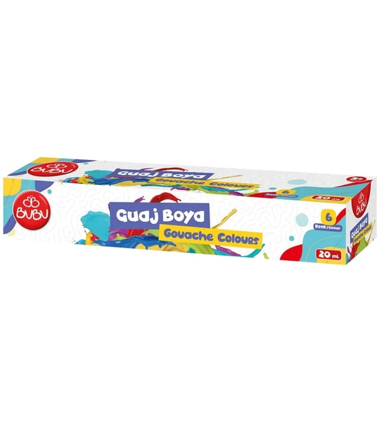 BU-BU GUAJ BOYA 6 RENK 20ML ürün görseli 1