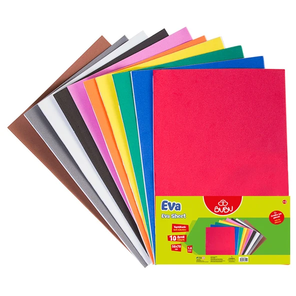 BU-BU EVA 50x70 YAPIŞKANLI 2 MM. KRŞ.10'LU ürün görseli 1