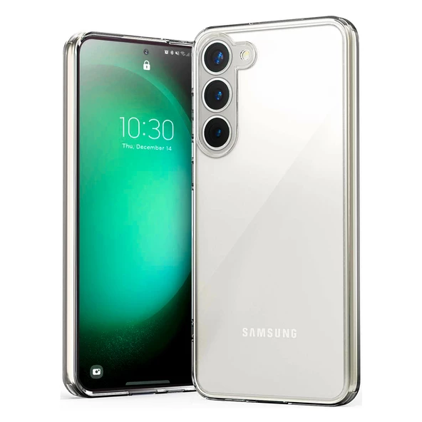 FitCase Samsung Galaxy S23 Plus Kılıf Kamera Korumalı Silikon Şeffaf Kapak ürün görseli 1