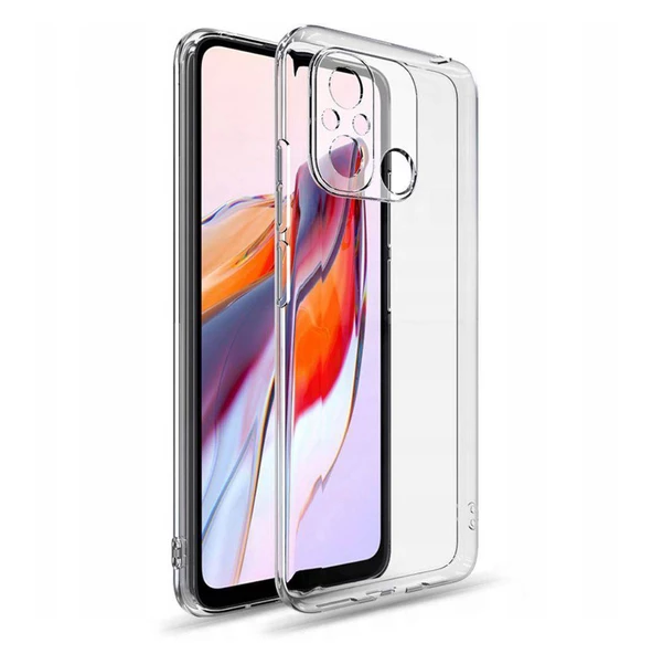 FitCase Xiaomi Redmi 12C Kılıf Kamera Korumalı Silikon Şeffaf Kapak ürün görseli 1