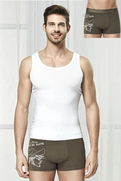 Antibakteriyel Erkek 3'lü Boxer - Resim 2