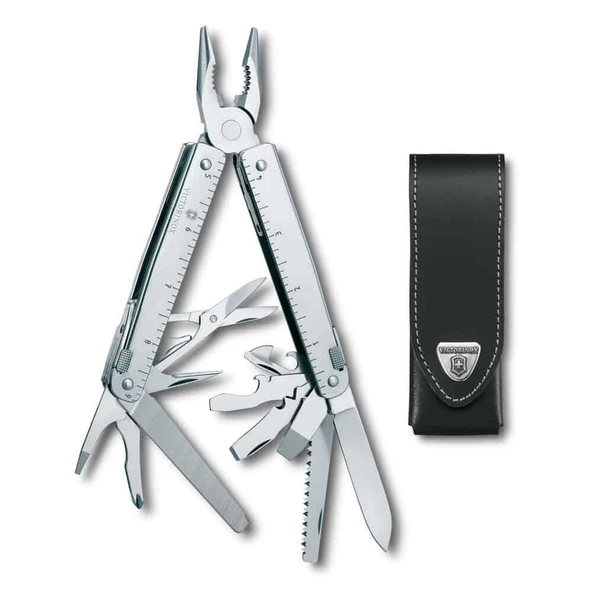 Victorinox SwissTool X Penseli Çakı 3.0327.LB1 Deri Kılıflı ürün görseli 1