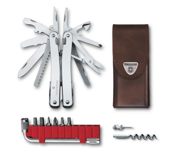 Victorinox SwissTool Spirit X Plus 3.0235.L Deri Kılıflı 35F ürün görseli 1
