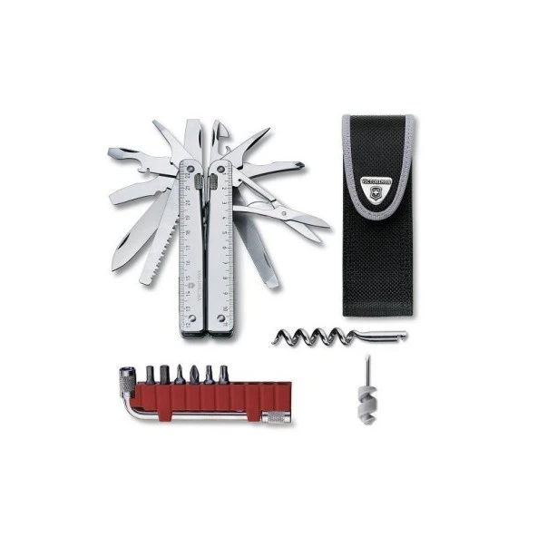 Victorinox SwissTool X Plus Penseli Çakı 3.0338.N 37F Kılıflı ürün görseli 1