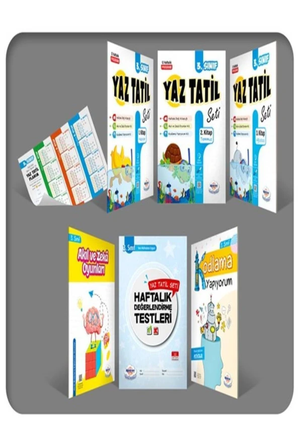 3.sınıf Yaz Tatil Kitabı Seti (2021-2022) – Yayınları ürün görseli 1