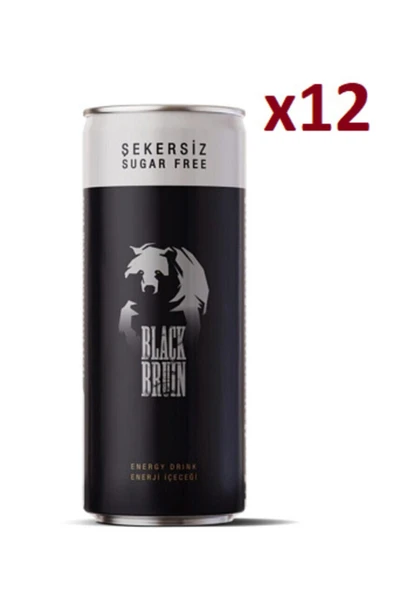 Black Bruin Şekersiz 250 ml 12 Adet ürün görseli 1