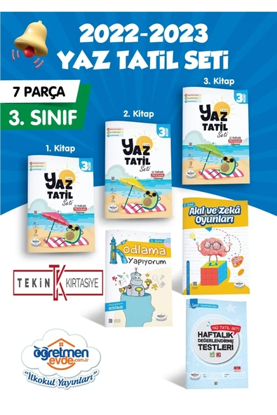3. Sınıf Yaz Tatil Kitap Seti 7 Parça - 2021/2022 ürün görseli 1