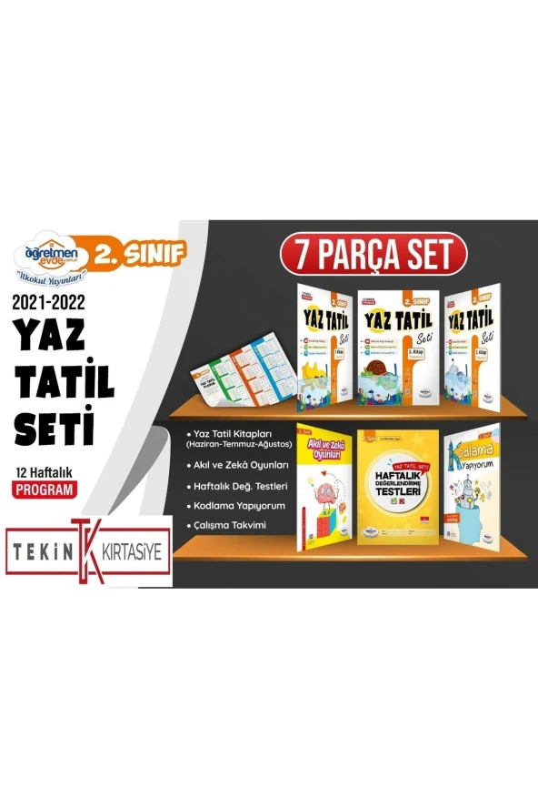 2. Sınıf Yaz Tatil Kitap Seti 7 Parça - 2021/2022 ürün görseli 1