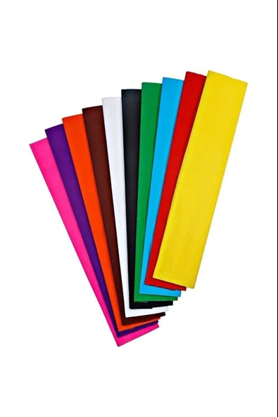 Puti 50x200cm Krapon Kağıdı 10 Karışık Renk / 5466 ürün görseli 1