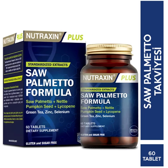 Nutraxin Saw Palmetto Formula 60 Tablet - Resim 2