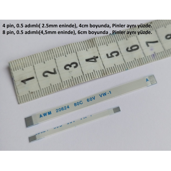 Asus N591LB N591LN N592UB Q551LB Q551LN Power ve Touchpad Flex Kablo Seti 4-0.5-4A 8-0.5-6A ürün görseli 1