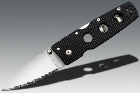 COLD STEEL HOLD OUTIII SERRATED CAKI(MEDIUM) - Resim 4
