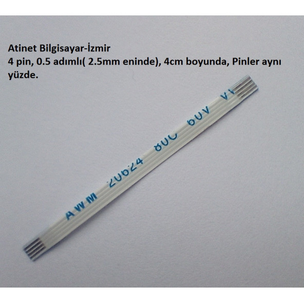 Awm 20624 80C 60V Vw-1 Flex Kablo 4 Pin 4 Cm  4-0.5-4A ürün görseli 1