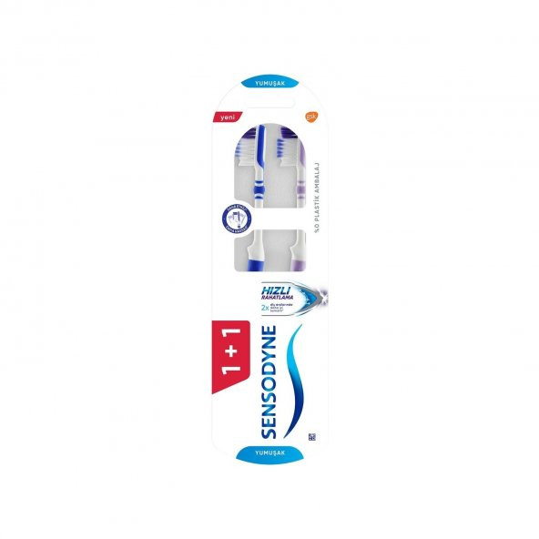 Sensodyne Hızlı Rahatlama Dış Fırçası 1+1 ürün görseli 1