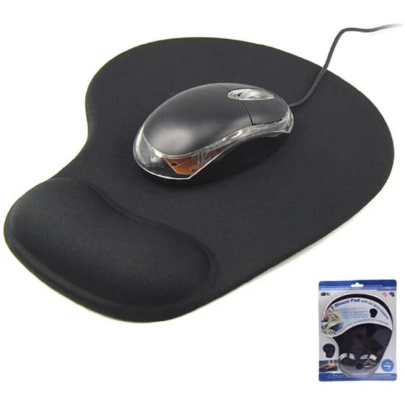 Bilek Destekli Jel Silikon Mouse Pad W-02 ürün görseli 1