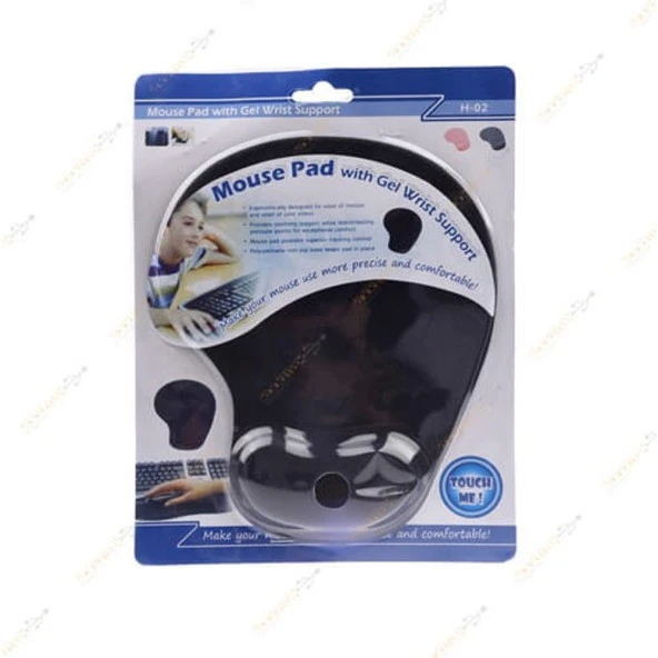 Bilek Destekli Jel Silikon Mouse Pad W-02 - Resim 4