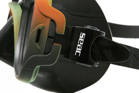 SEAC SUB MASKE U-FIT (SIYAH SLK./COMBAT CERCEVE) - Resim 3
