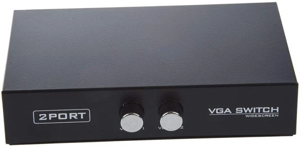 Alfais AL4675 2 Port VGA Switch 1920x1440 - Resim 2
