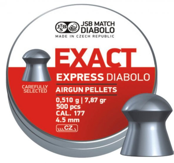 JSB DIABOLO EXACT EXPRESS 4.52 MM HAVALI SACMA ürün görseli 1